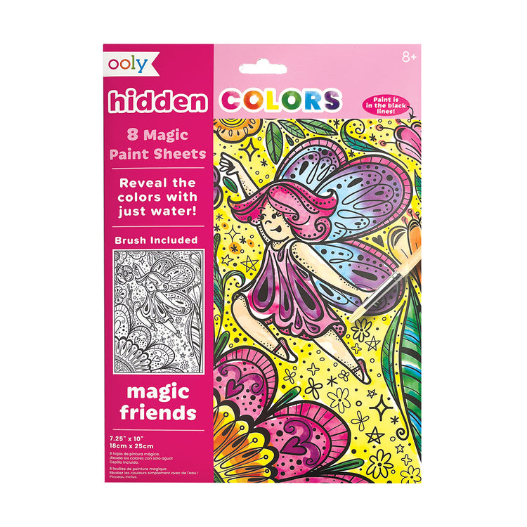 Hidden Colors Magic Paint Sheets (9 PC Set) - Magic Friends