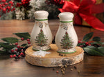 Christmas Tree Gold Salt & Pepper Shakers