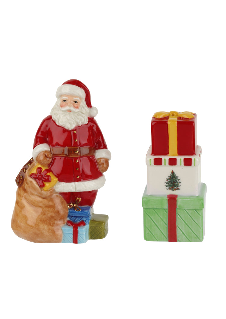 Christmas Tree Santa Salt & Gift Box Pepper