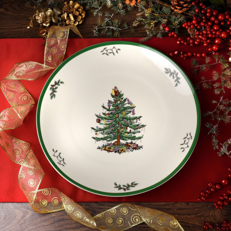 Christmas Tree Round Platter