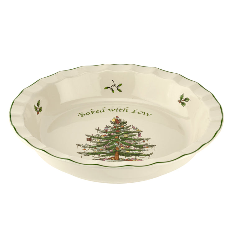 Christmas Tree Baked with Love Pie Dish