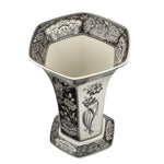 Heritage Collection Floral Hexagonal Vase
