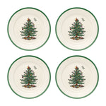 Christmas Tree Luncheon Plate Set of 4