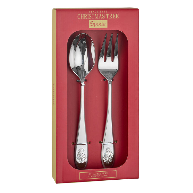Christmas Tree Salad Servers Set
