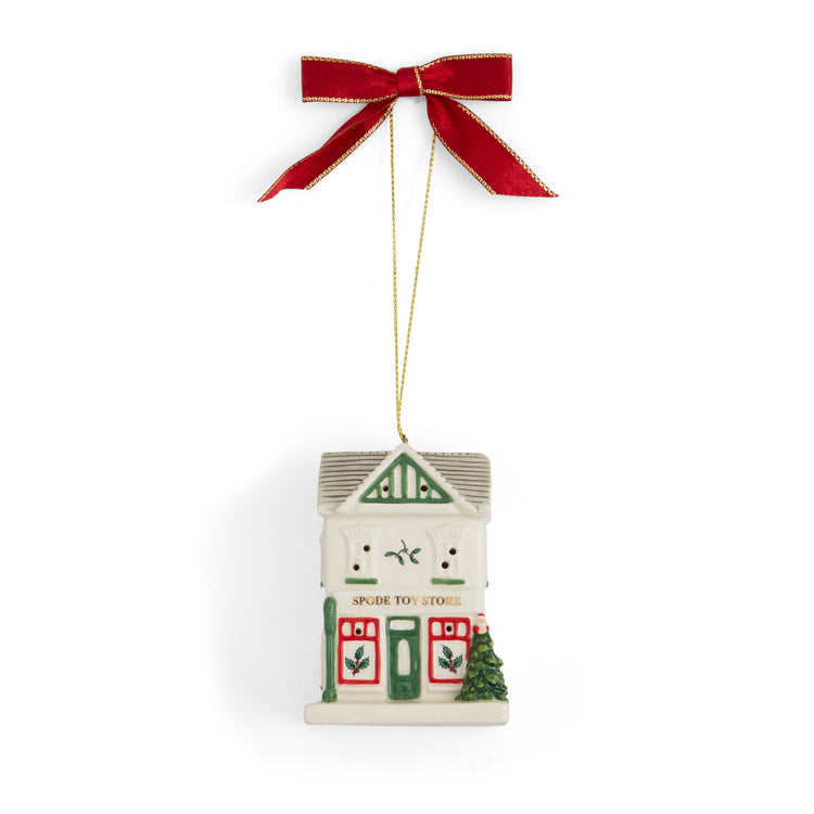 Christmas Tree Village Toy Store Ornament
