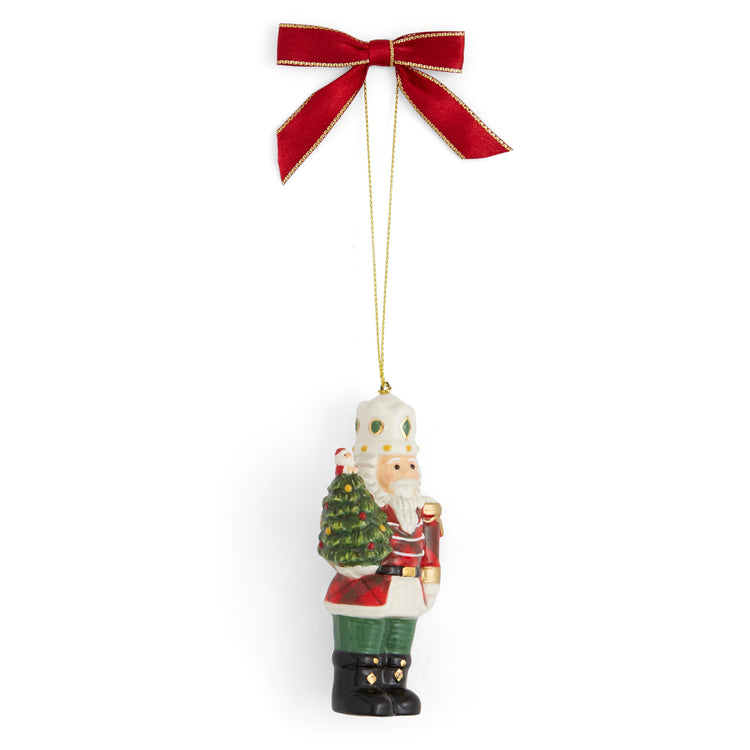 Christmas Tree Tartan Nutcracker Ornament