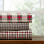 Plaid Heavy Weight Flannel Sheet Sets - Derby