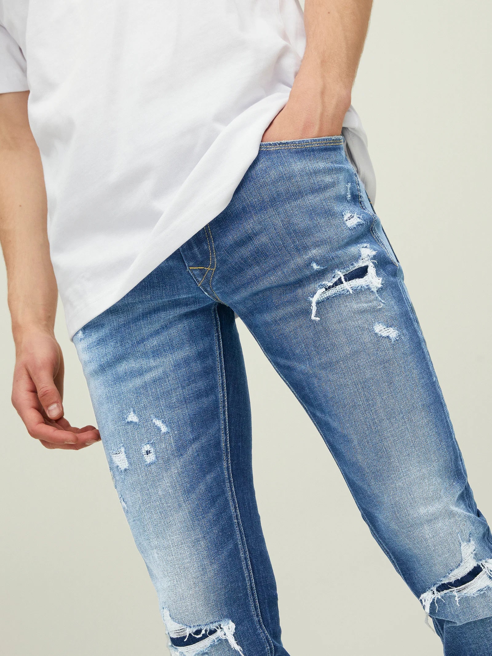  Jack & Jones Liam Seal Jeans - Blue Denim - Bonton