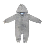 Hooded Coverall with Acid Wash