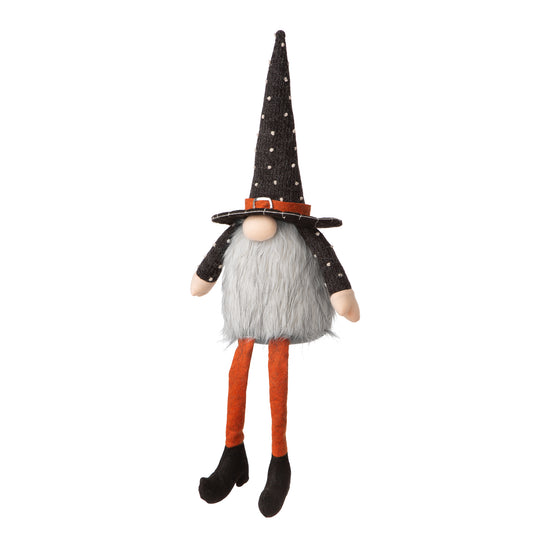 20"H Halloween Fabric Gnome Sitter Decor