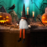20"H Halloween Fabric Gnome Sitter Decor