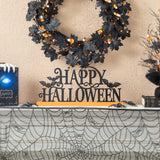 Halloween Wood & Metal "Happy Halloween" Table Decor