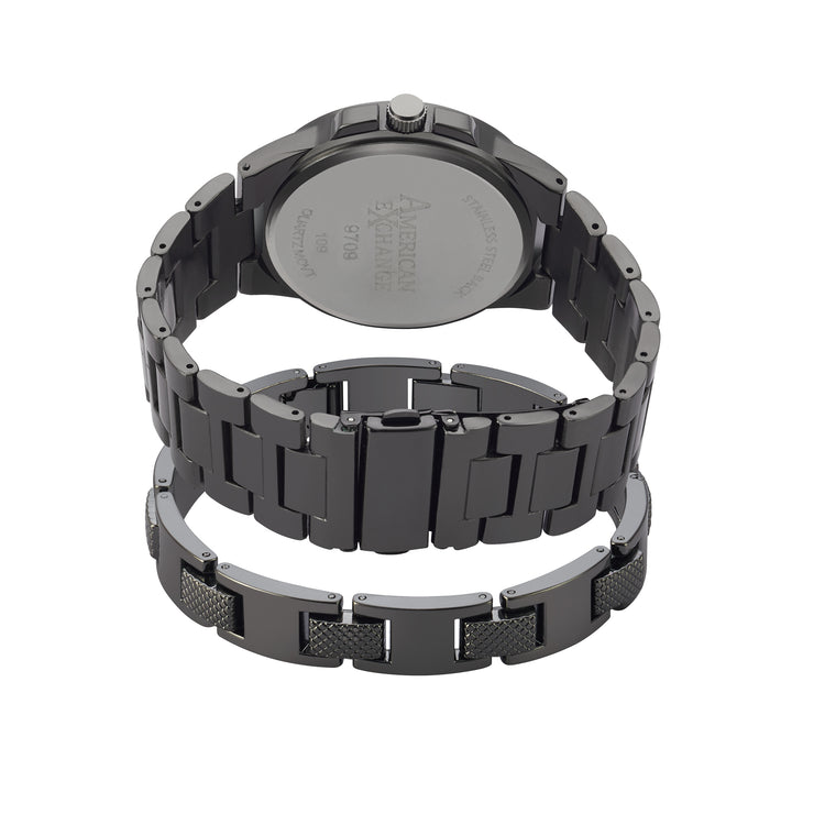 Analog Watch-Link Bracelet