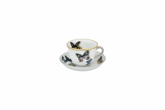 Butterfly Parade Coffee Cups & Saucers Set of 2