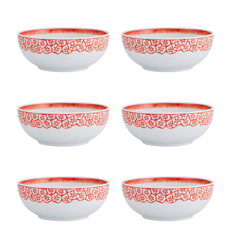 Coralina Cereal Bowls Set of 6