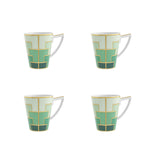 Emerald Mugs Set of 4