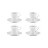 Utopia Coffee Cups & Saucers Set of 4