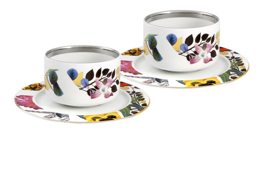 Primavera Tea Cups & Saucers Set of 2