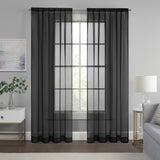 Livia Sheer Rod Pocket Curtain Panel