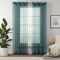 Livia Sheer Rod Grommet Curtain Panel