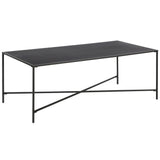 Alcide 48'' Wide Coffee Table with Metal Top