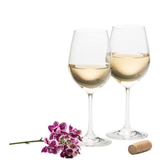Elegance White Wine Glasses Set of 2