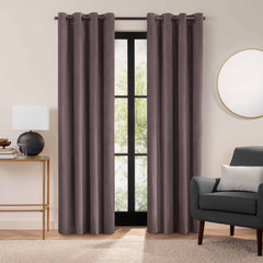 Velvet Blackout Grommet Curtain Panel