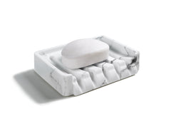 Classic Kitchen, Bathroom Faux Marble Soap, Sponge Dish Drainer Holder