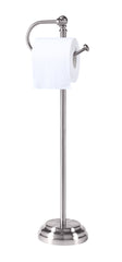 Classic Bathroom Free Standing Toilet Tissue Paper Roll Holder Stand