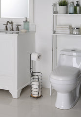 Free Standing 3-Roll Storage Toilet Paper Holder