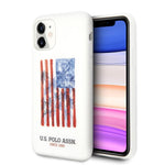 iPhone 11 - Hard Case White American Flag Design - U.S. Polo Assn.