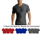 3-Pack Activewear Short Sleeve Crewnecks