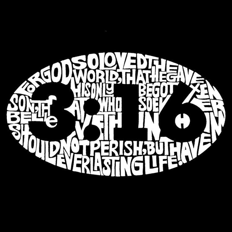 Premium Blend Word Art T-shirt - John 3:16
