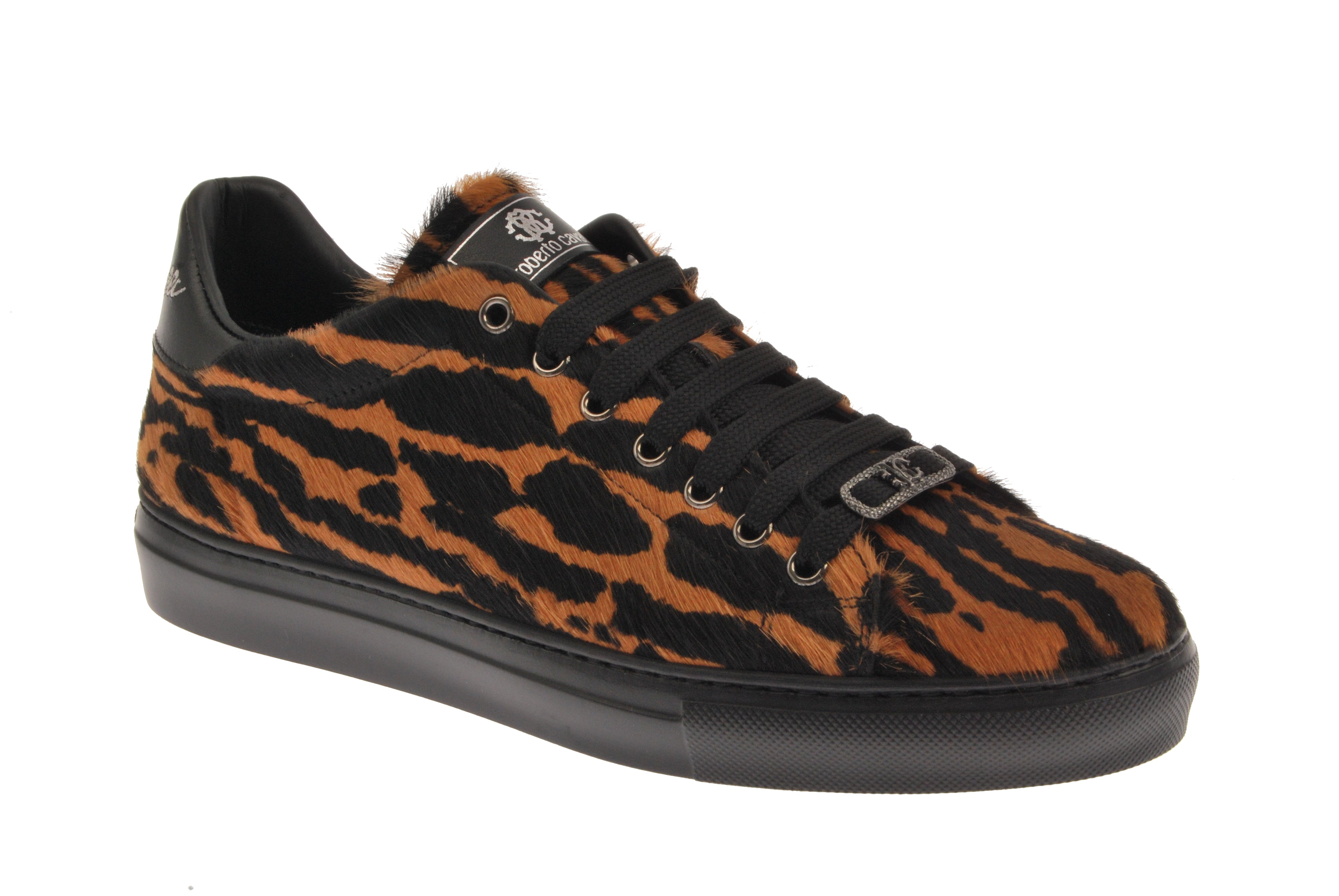  Cheetah Pony Hair Low Profile LU Sneaker - Animal Print - Bonton