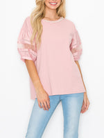 Reesa Top With Pearls