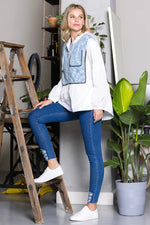 Joan Jacket With Denim & Metallic Trim