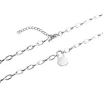 Padlock Dot Pendant Necklace and Padlock Dot Stud Earrings Set