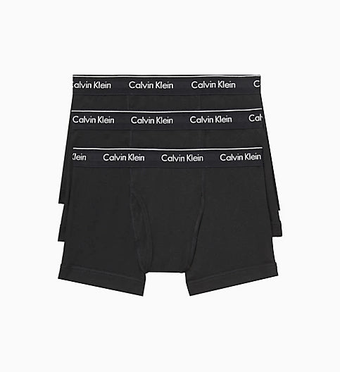  Calvin Klein Cotton Classics Trunk 3 Pack - Heather Gray - Bonton