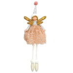 18" SEATED PINK WHIMSY ANGEL