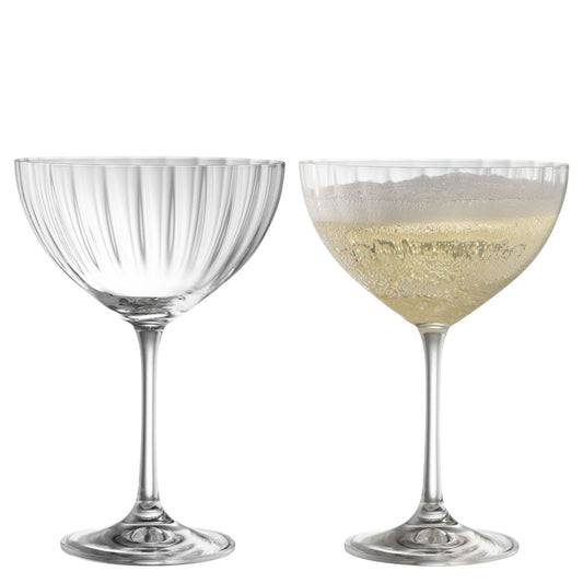 Erne Saucer Champagne Glasses Set of 4