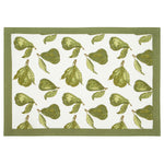 Orchard Pear Green Placemats Set of 6