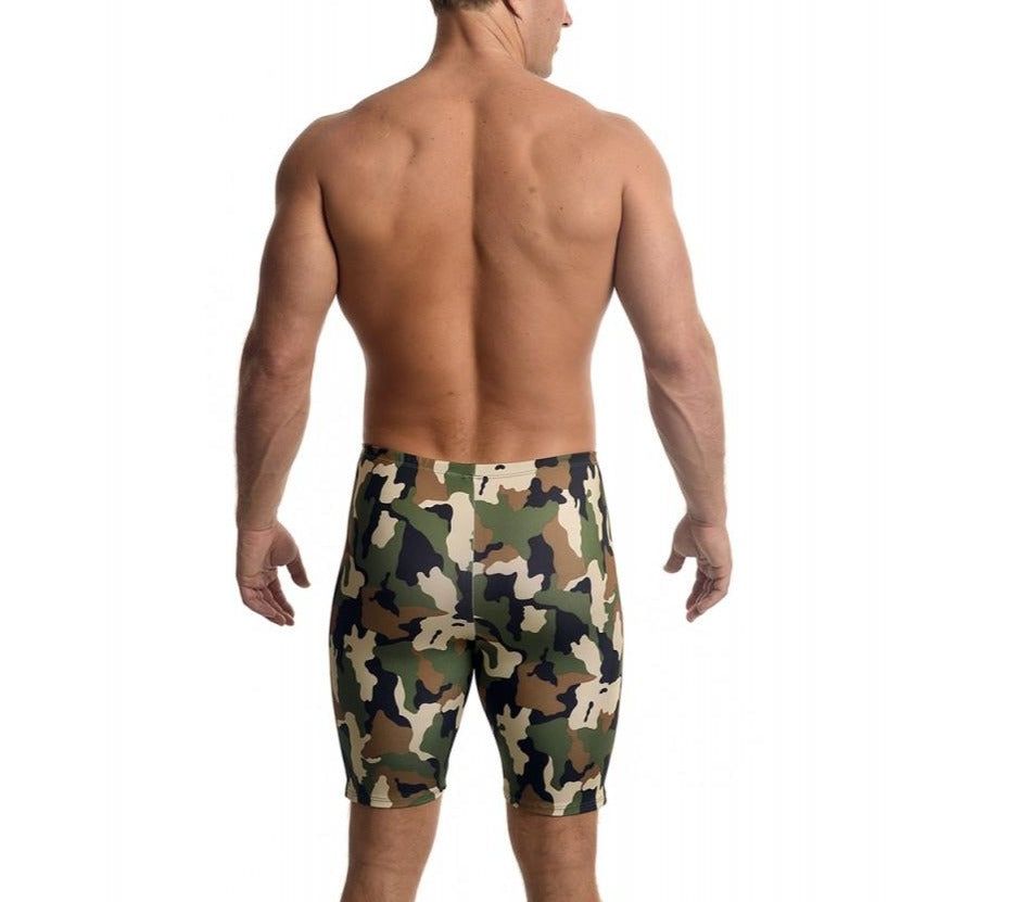  Insta Slim Activewear Camo Print Shorts - Camo - Bonton