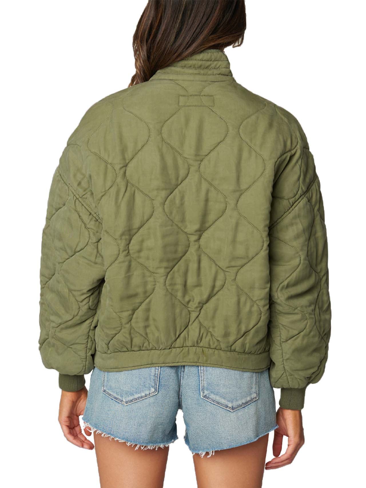  BlankNYC Green Quilted Jacket - Green - Bonton