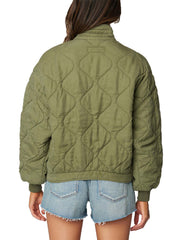 Green Quilted Jacket