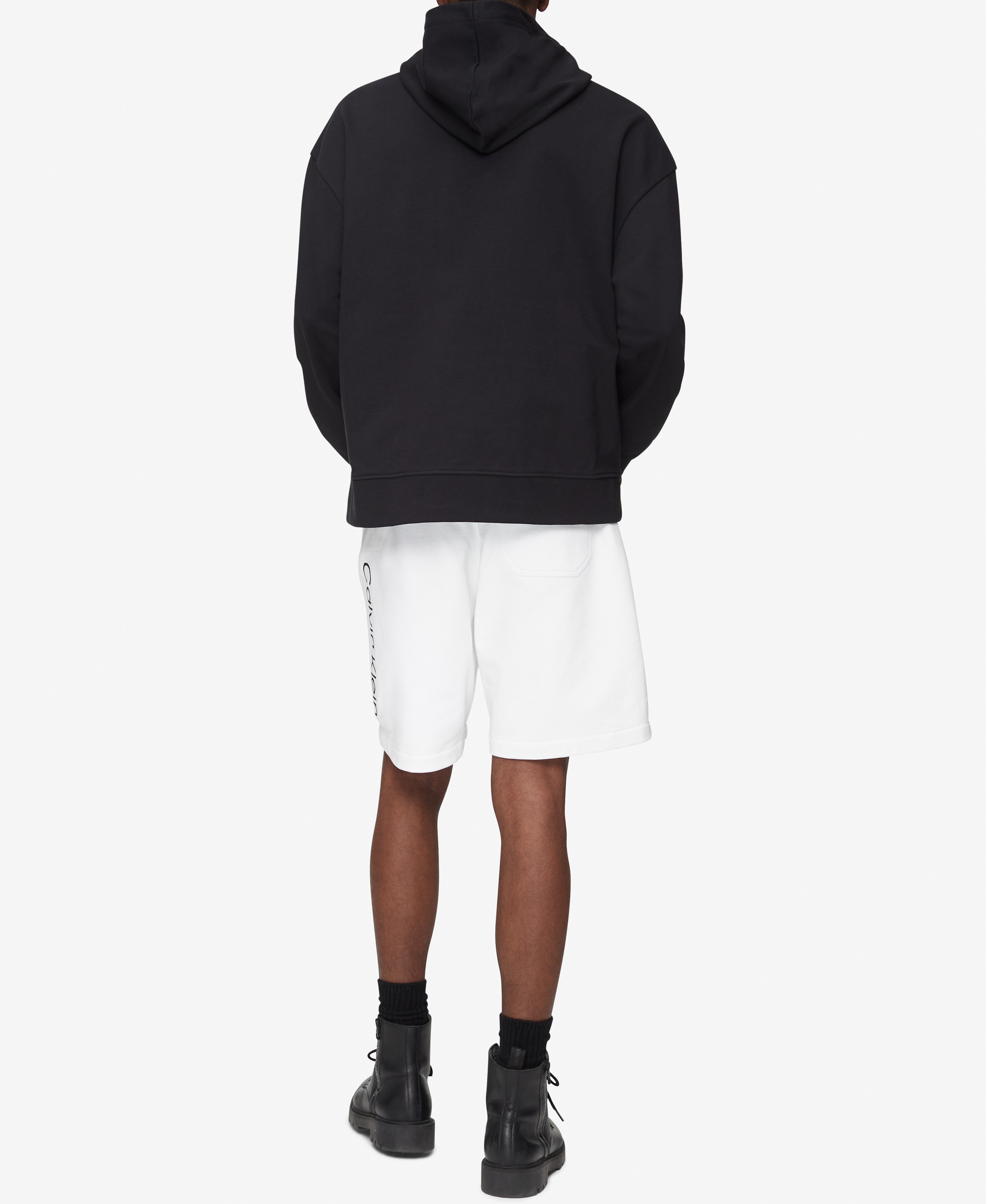  Calvin Klein Long Sleeves Standard Logo Terry - Black Beauty - Bonton