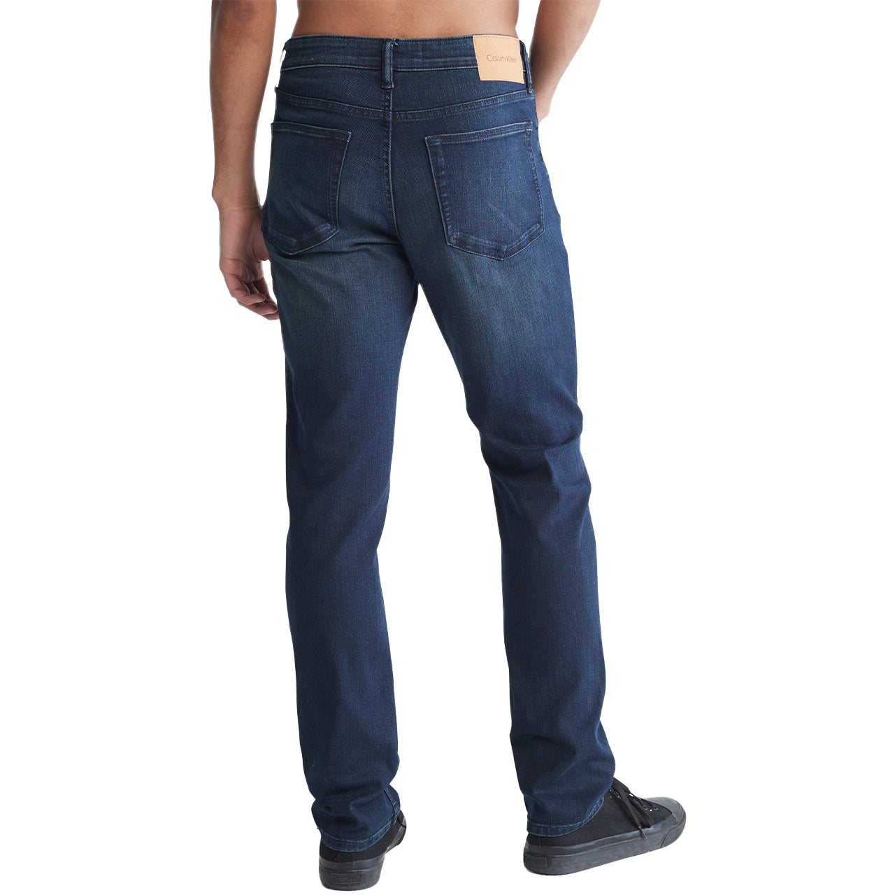  Calvin Klein Slim Stretch 5 Pocket Jean - Boston Blue Bl - Bonton