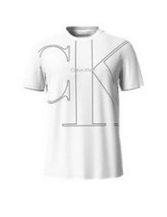 Short Sleeves Chest Monogram Crew