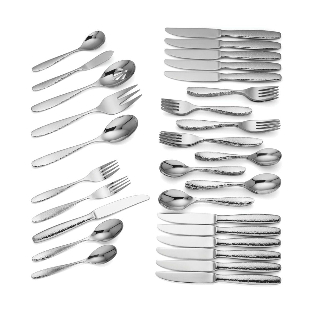  Reed & Barton Palmer 65-Piece Flatware Set - Stainless Steel - Bonton