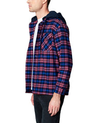 Flannel Shirt with Hood