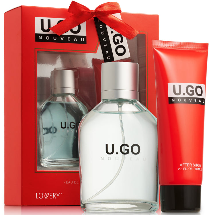 U GO Mens Perfume and Aftershave Home Spa Gift Set